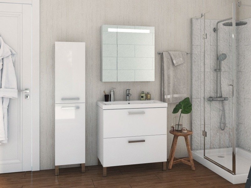 Зеркальный шкаф CERSANIT MELAR SP-LS-MEL70-Os в ванную от интернет-магазине сантехники Sanbest