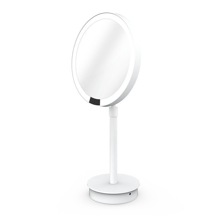 Косметическое зеркало DECOR WALTHER Round Just Look SR 21.5 белый матовый купить в интернет-магазине сантехники Sanbest