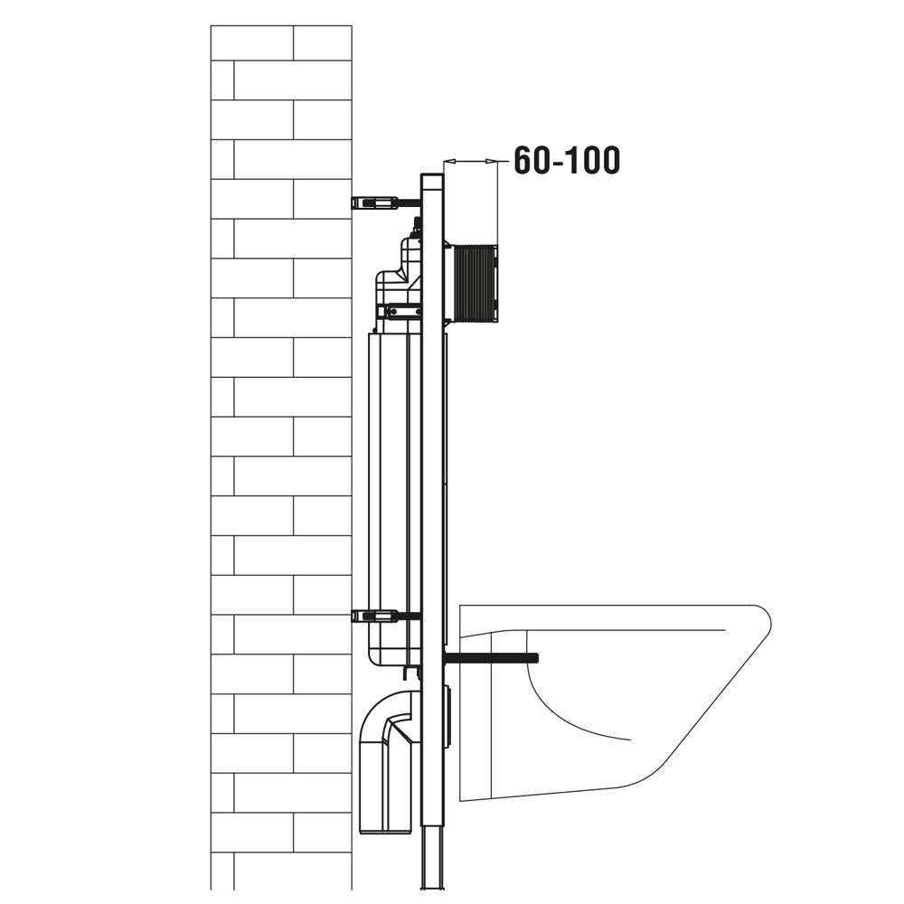 Унитаз с инсталляцией WeltWasser MARBERG 507 + BAARBACH 004 GL-WT + MAR 507 RD купить в интернет-магазине Sanbest