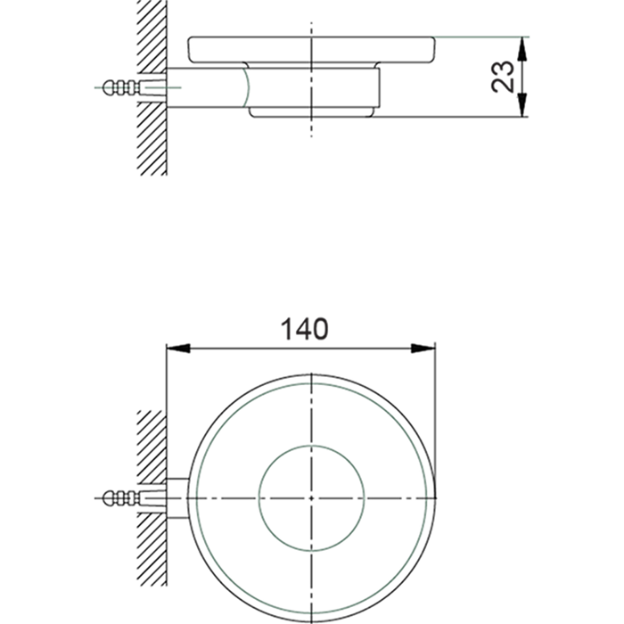 Мыльница Cisal System SY09060040 купить в интернет-магазине сантехники Sanbest