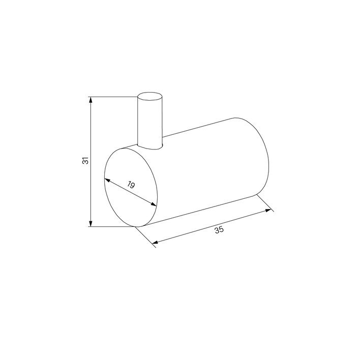 Крючок Iddis Petite PET2SB3i41 купить в интернет-магазине сантехники Sanbest