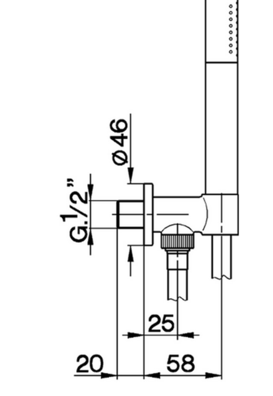 Душевая гарнитура Cisal Shower DS01881340 купить в интернет-магазине сантехники Sanbest