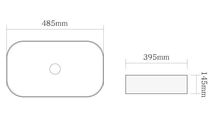 Раковина накладная SantiLine SL-1105MB черная матовая купить в интернет-магазине Sanbest