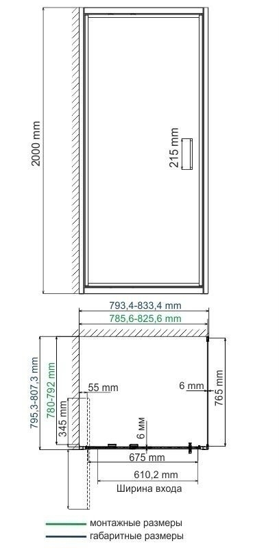 Душевой уголок WasserKRAFT Salm 27I02 80x80 купить в интернет-магазине Sanbest