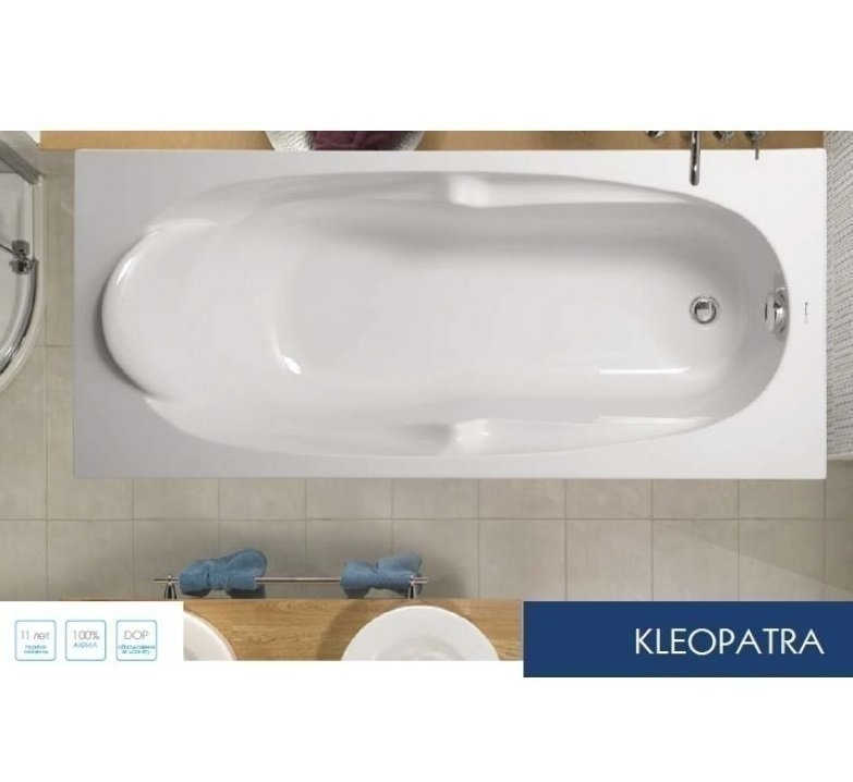 Ванна акриловая Vagnerplast Kleopatra 160x70 купить в интернет-магазине Sanbest