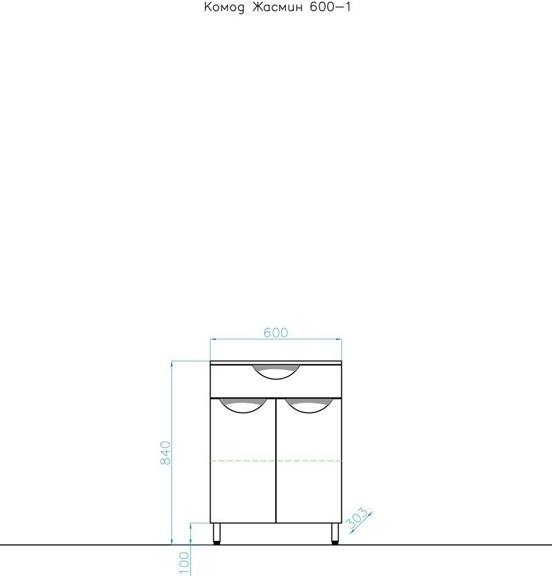 Тумба с раковиной Style Line Жасмин 82 для ванной в интернет-магазине Sanbest
