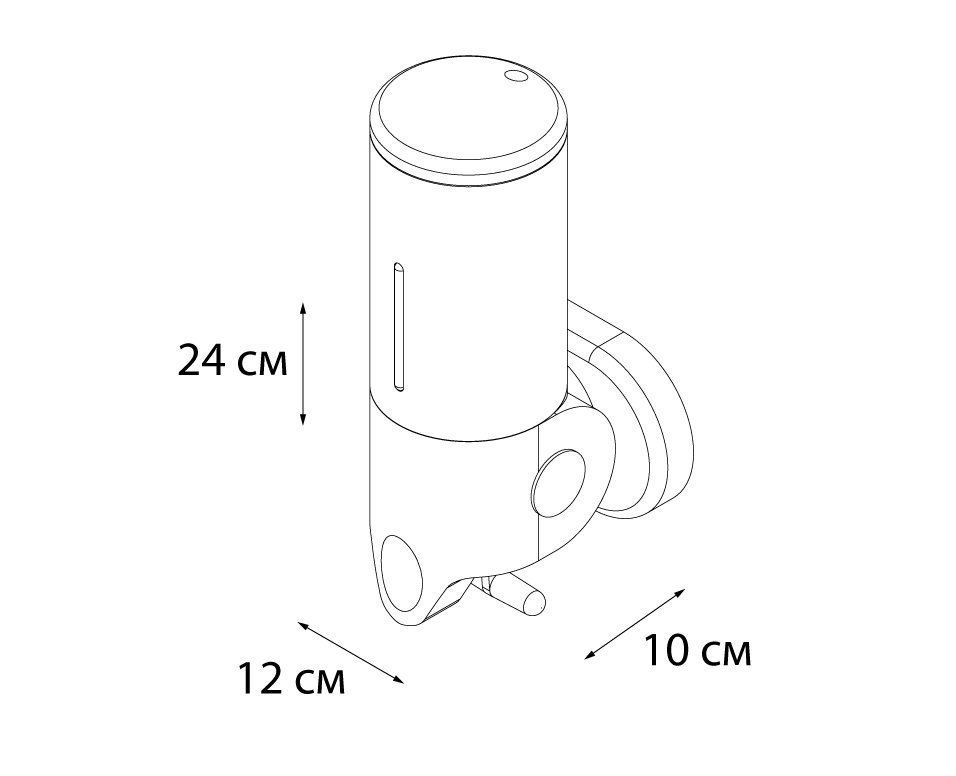 Диспенсер FIXSEN Hotel 0,5 л FX-31012A купить в интернет-магазине сантехники Sanbest