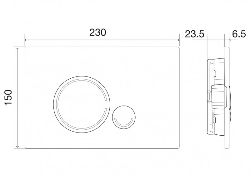 Унитаз подвесной BelBagno UNO BB3105CHR безободковый, с крышкой микролифт, с инсталляцией и белой кнопкой купить в интернет-магазине Sanbest