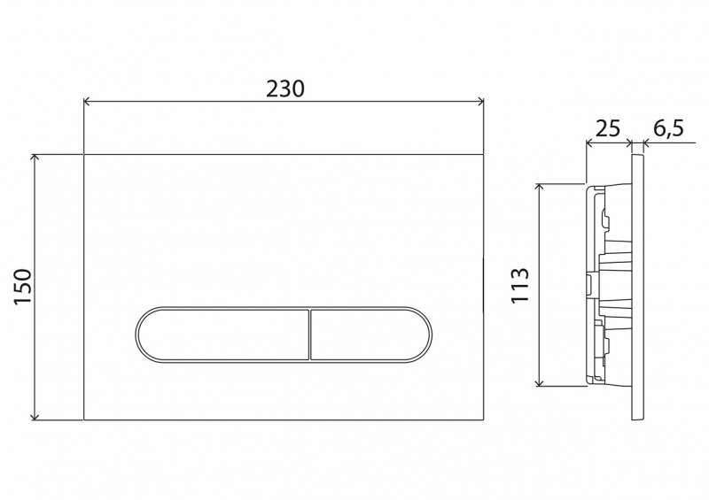 Унитаз подвесной BelBagno TRE BB8001CHR безободковый, с крышкой микролифт, с инсталляцией и кнопкой хром купить в интернет-магазине Sanbest