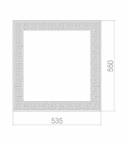 Зеркало MIXLINE Греция 525445 54 в ванную от интернет-магазине сантехники Sanbest