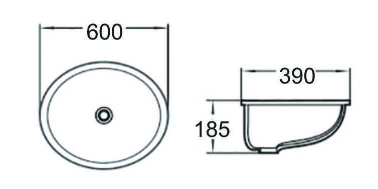 Раковина встраиваемая снизу SantiLine SL-3002 купить в интернет-магазине Sanbest