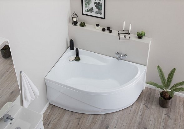 Акриловая ванна Aquanet Graciosa 150x90 к/с купить в интернет-магазине Sanbest