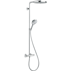 Душевая колонна Hansgrohe Raindance Select S 240 2jet 27129400 белый/хром купить в интернет-магазине сантехники Sanbest