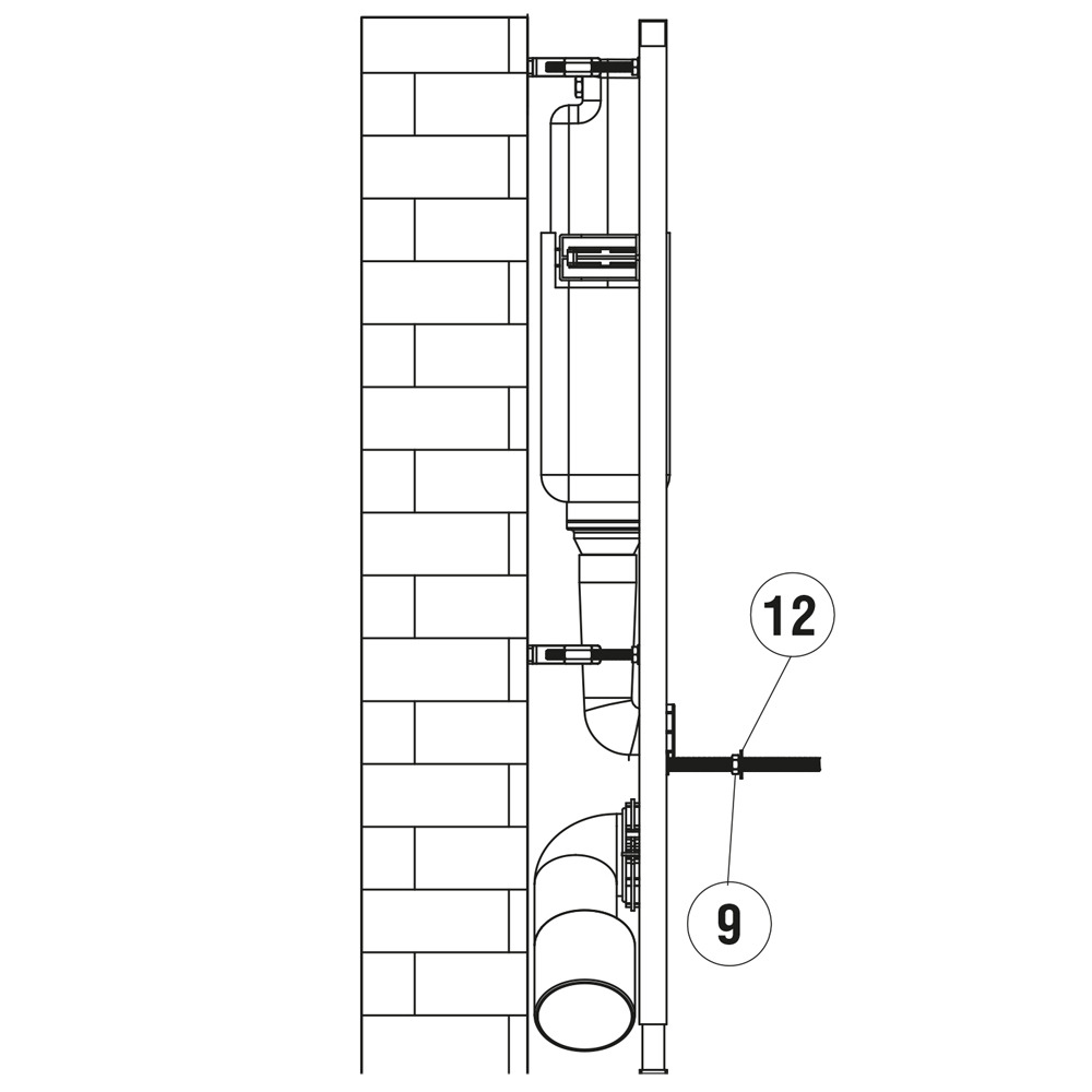 Унитаз с инсталляцией WeltWasser MARBERG 410 + BAARBACH 004 GL-WT + MAR 410 RD купить в интернет-магазине Sanbest