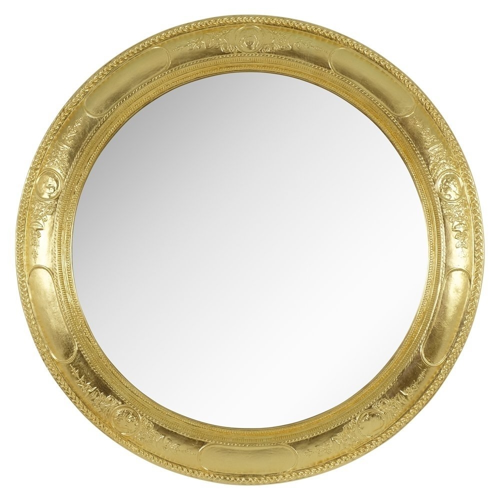 Зеркало Migliore Complementi 87 золото в ванную от интернет-магазине сантехники Sanbest
