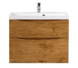 Тумба с раковиной BelBagno MARINO H60-2C-SO-RN-P 80 Rovere Nature для ванной в интернет-магазине Sanbest