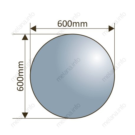 Зеркало LED Melana MLN-LED084 60x60 в ванную от интернет-магазине сантехники Sanbest