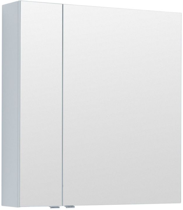 Зеркальный шкаф Aquanet Алвита New 80 Белый матовый в ванную от интернет-магазине сантехники Sanbest