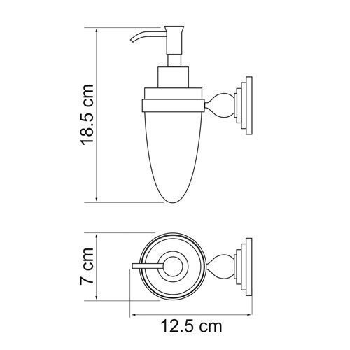 Диспенсер настенный WasserKRAFT Ammer К-7099 купить в интернет-магазине сантехники Sanbest