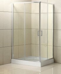 Душевой уголок BelBagno UNO 195-AH-2-100/80 стекло прозрачное купить в интернет-магазине Sanbest