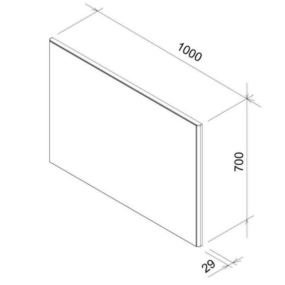 Зеркало Ravak Ring X000000777 100 в ванную от интернет-магазине сантехники Sanbest