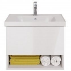 Тумба с раковиной Dreja Perfecto 60 белый для ванной в интернет-магазине Sanbest
