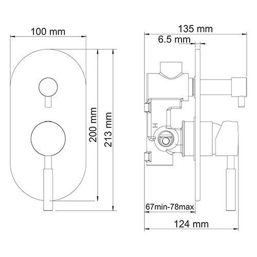 Смеситель для душа WasserKRAFT Main 4141 купить в интернет-магазине сантехники Sanbest