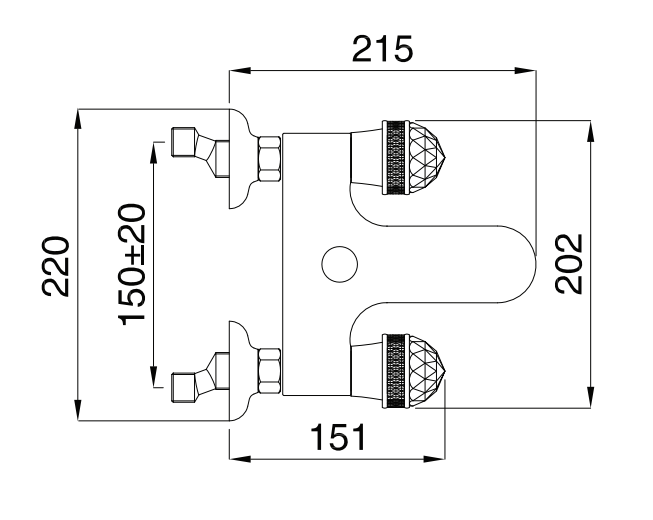 Смеситель для ванны Migliore Axo Crystal ML.AXO-602F хром/золото купить в интернет-магазине сантехники Sanbest