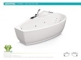 Ванна акриловая Aquatika Логика Аквастандарт 160х105 купить в интернет-магазине Sanbest