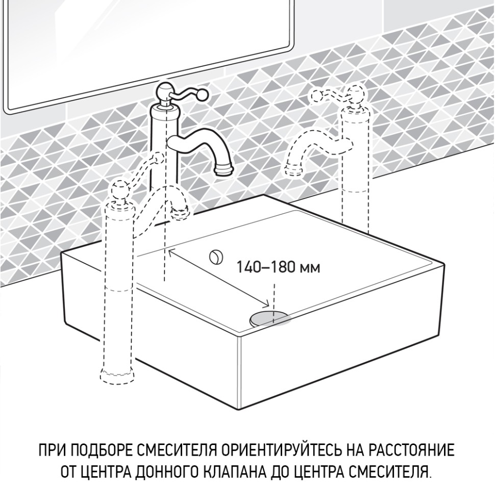 Смеситель для раковины PAINI F1 F1CR211LL2SSSRKM хром купить в интернет-магазине сантехники Sanbest