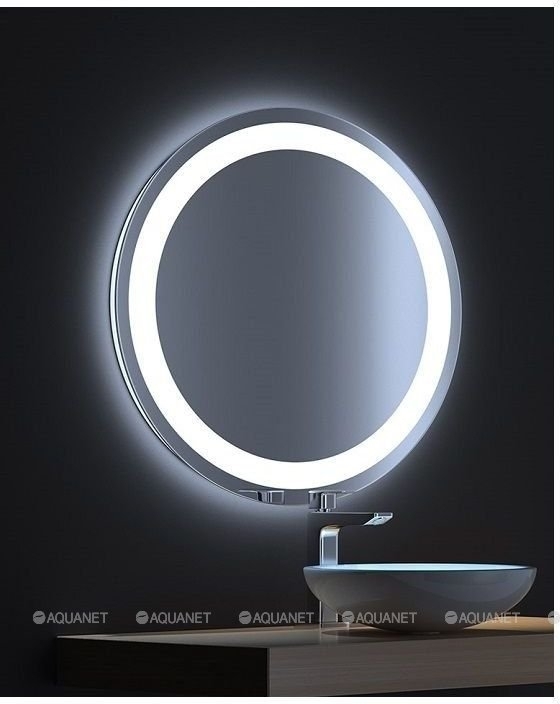 Зеркало LED De Aqua МУН 198366 70x70 в ванную от интернет-магазине сантехники Sanbest