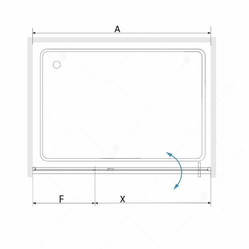 Душевая дверь RGW Stilvoll SV-03B 120 купить в интернет-магазине Sanbest