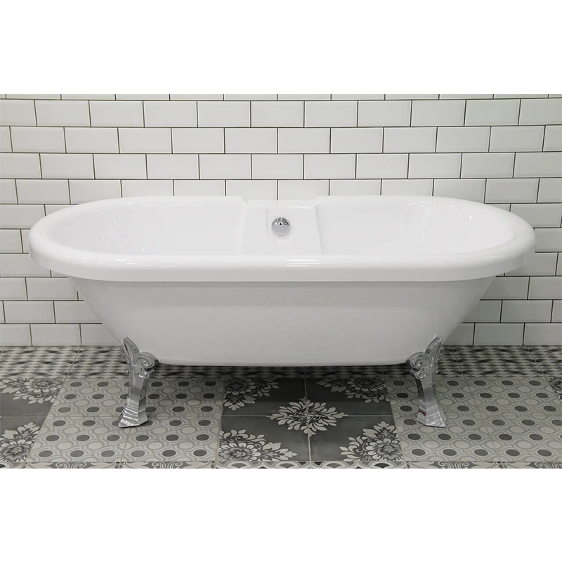 Акриловая ванна Радомир Леонесса 1П на ножках "лилия" Chrome купить в интернет-магазине Sanbest