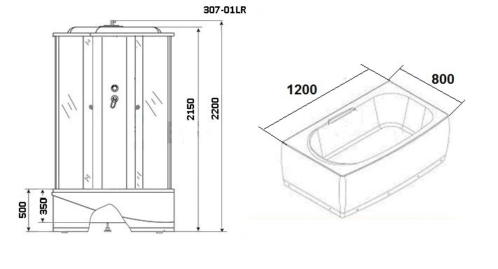 Душевая кабина Niagara NG-307 купить в интернет-магазине Sanbest