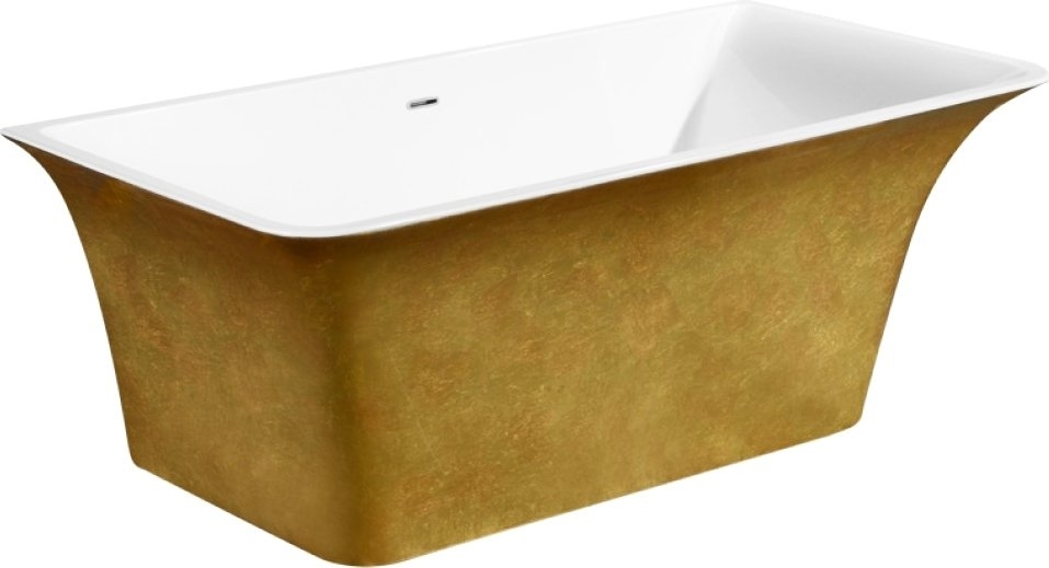 Ванна акриловая Lagard Evora Treasure Gold 160.5х77 золото купить в интернет-магазине Sanbest