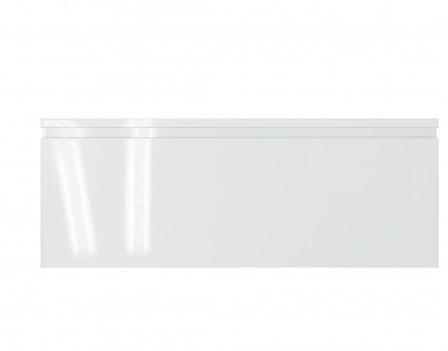 Тумба с раковиной Эстет Dallas Luxe 120 подвесная 1 длинный ящик/любой цвет тумбы и раковины с блестками под заказ для ванной в интернет-магазине Sanbest