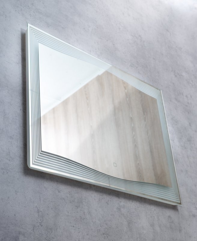 Зеркало BelBagno SPC-LNS-900-800-LED-TCH в ванную от интернет-магазине сантехники Sanbest