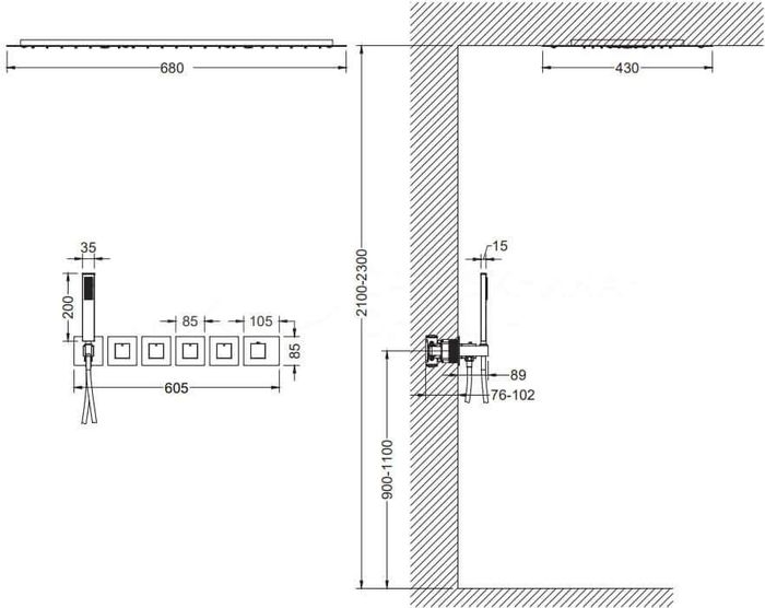 Душевая система Timo Petruma SX-5229/17SM золото матовое купить в интернет-магазине сантехники Sanbest