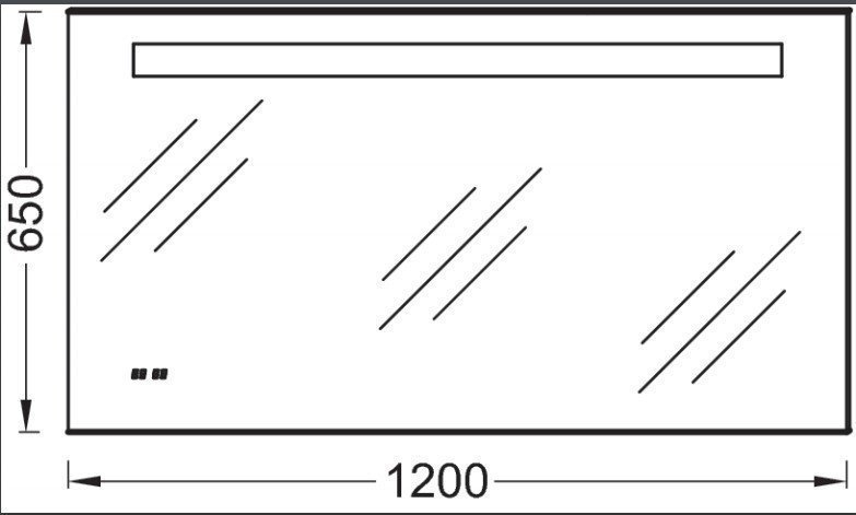 Зеркало с подсветкой Jacob Delafon EB1163-NF 120 в ванную от интернет-магазине сантехники Sanbest