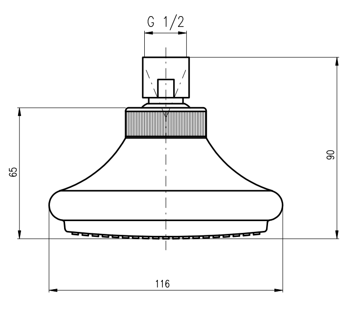 Верхний душ RAV-Slezak PREMIUM CRISTAL LINE PS0011 купить в интернет-магазине сантехники Sanbest