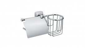Держатель туалетной бумаги FIXSEN KVADRO FX-61309+10 купить в интернет-магазине сантехники Sanbest
