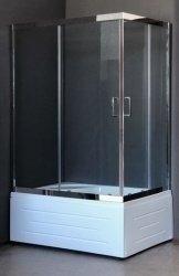 Душевой уголок Royal Bath RB8120BP-T-CH 120х80 прозрачный купить в интернет-магазине Sanbest