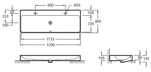 Раковина Jacob Delafon VOX 120 EVA122-00 белая купить в интернет-магазине Sanbest