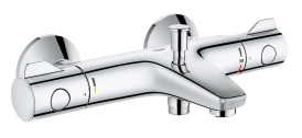 Смеситель для ванны Grohe Grohtherm 800 34576000 хром купить в интернет-магазине сантехники Sanbest