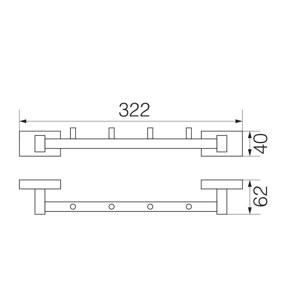 Крючок Veragio Ramba VR.RMB-4934.CR купить в интернет-магазине сантехники Sanbest