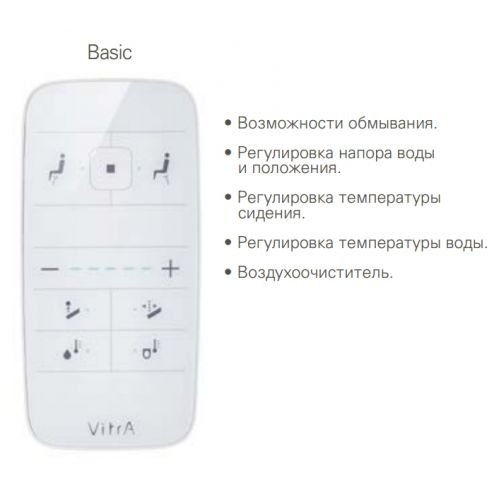 Унитаз подвесной Vitra V-Care Basic 5674B003-6193 безободковый, с крышкой микролифт купить в интернет-магазине Sanbest