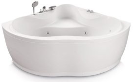 Акриловая ванна Aquatika Кворум Standart 143х143 купить в интернет-магазине Sanbest