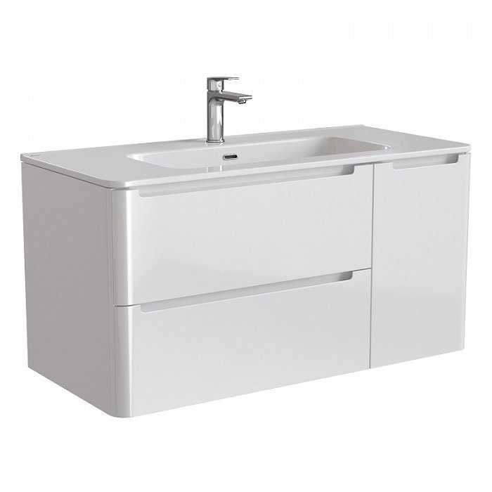 Мебель для ванной IDDIS Edifice EDI10W1i95K 100 белая для ванной в интернет-магазине Sanbest