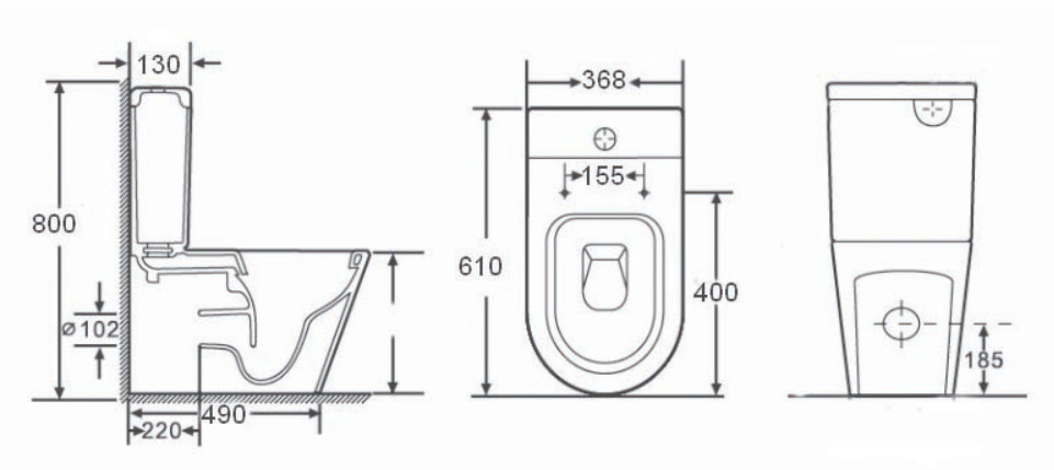 Унитаз-компакт Orans Ceramic OLS-WM9908 безободковый, с бачком, с крышкой микролифт купить в интернет-магазине Sanbest