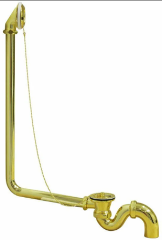 Слив-перелив для ванны Эстет Wirquin М ФР-00002134 золото купить в интернет-магазине сантехники Sanbest
